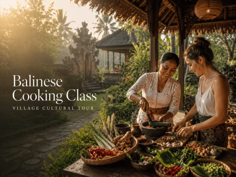 Balinese Cooking Class & Village Cultural Tour